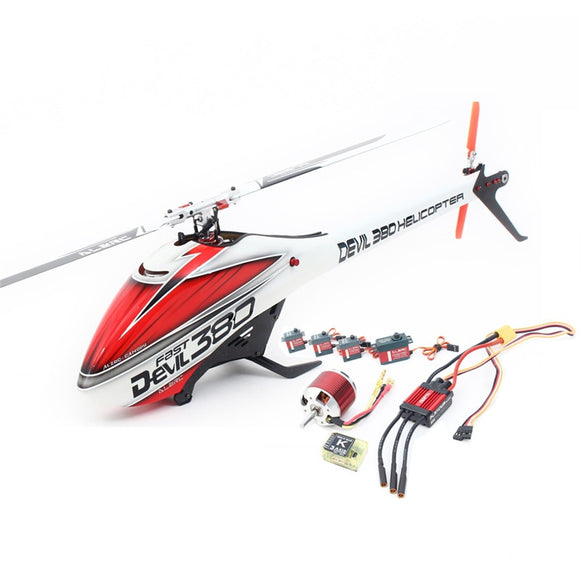 2ALZRC Devil 380 FAST RC Helicopter Drone Super Combo With 1.2mm Carbon Fiber Compound Frame 5mm Spindle Shaft 8mm Main Shaft
