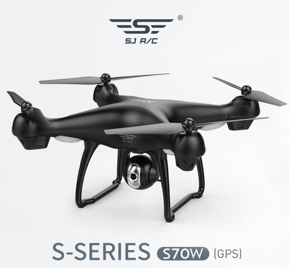 4SJD S70W Dual GPS Follow Me WIFI FPV RC Drone Helicopter 400M 720P Wide angle camera GPS position quad copter