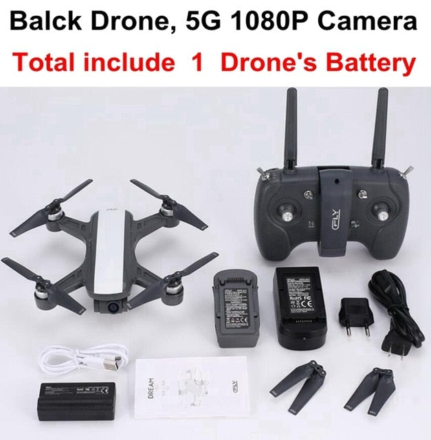 4Sale C-FLY CFLY Dream GPS RC Drone Brushless Motor 5G Helicopter WIFI FPV 1080P HD Camera VS syma x8pro x8 pro rc helicopter